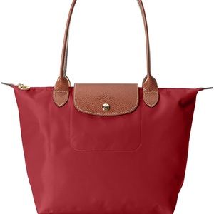 Longchamp Le Pliage Shoulder Bag Small Red One Size